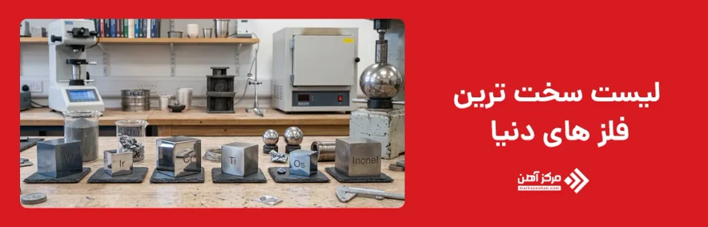 لیست سخت ترین فلز های دنیا
