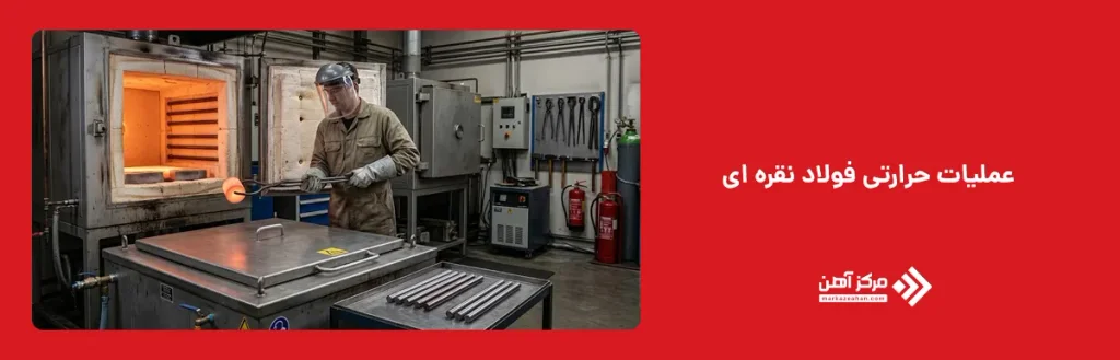 عملیات حرارتی فولاد نقره ای