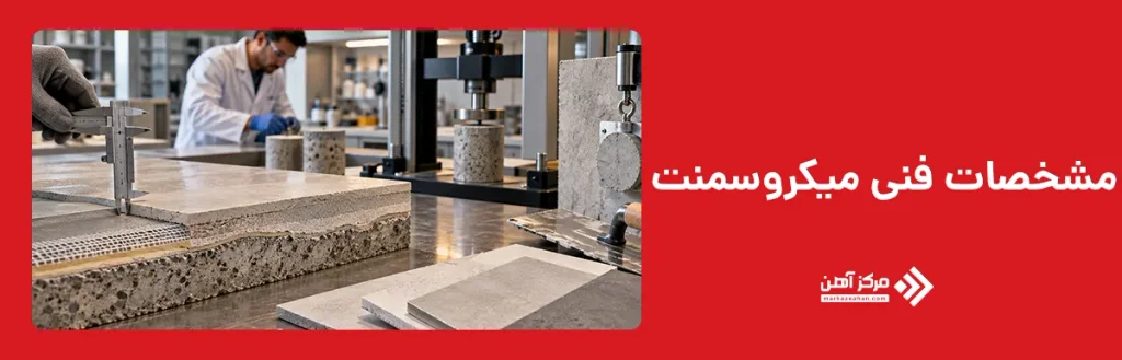 مشخصات فنی میکروسمنت