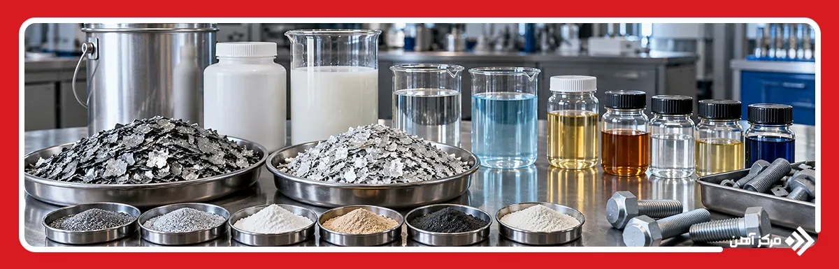 پوشش زینک فلیک از چه موادی تشکیل می شود؟